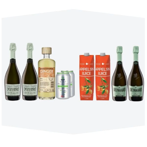 Drinkspakker til velkomstdrinks